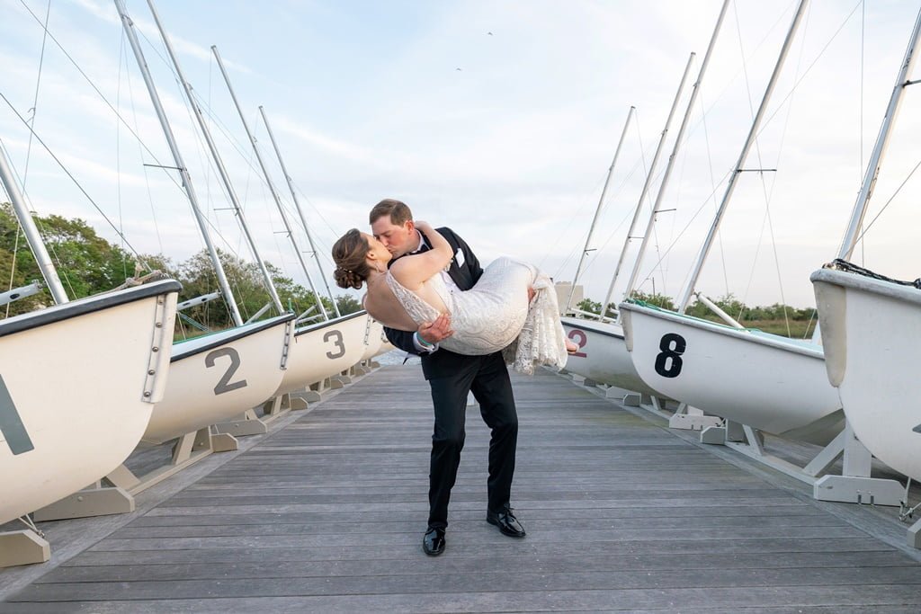 Swain Boating Center at The Citadel wedding session