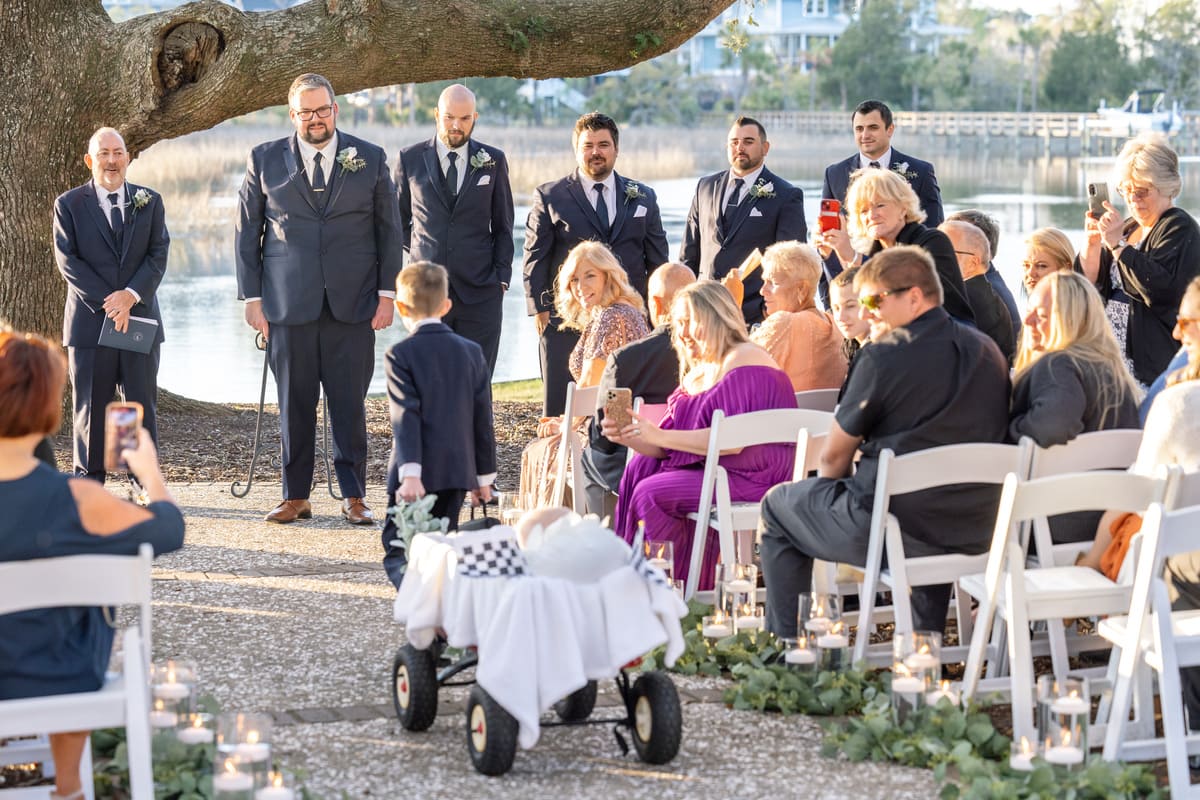 ceremony arch dunes west charleston