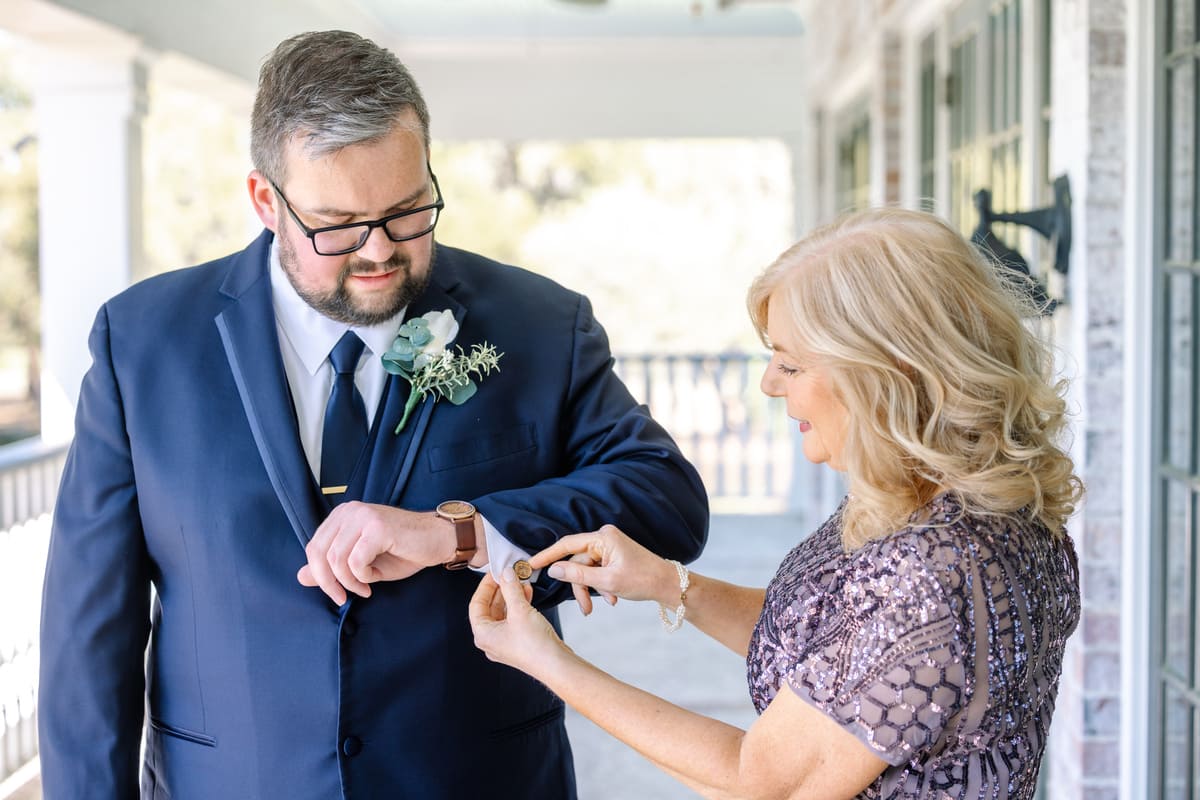 groom dark blue suit charleston wedding