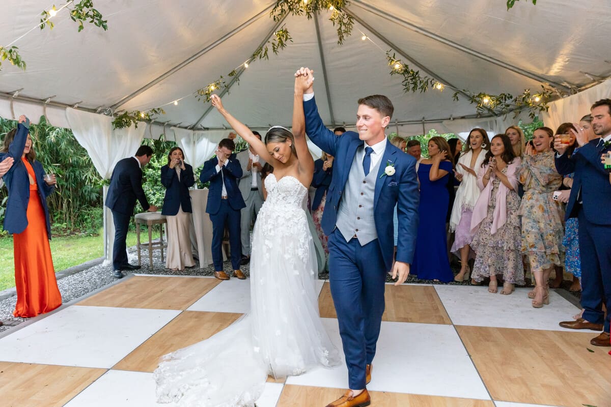 reception decor carriage house