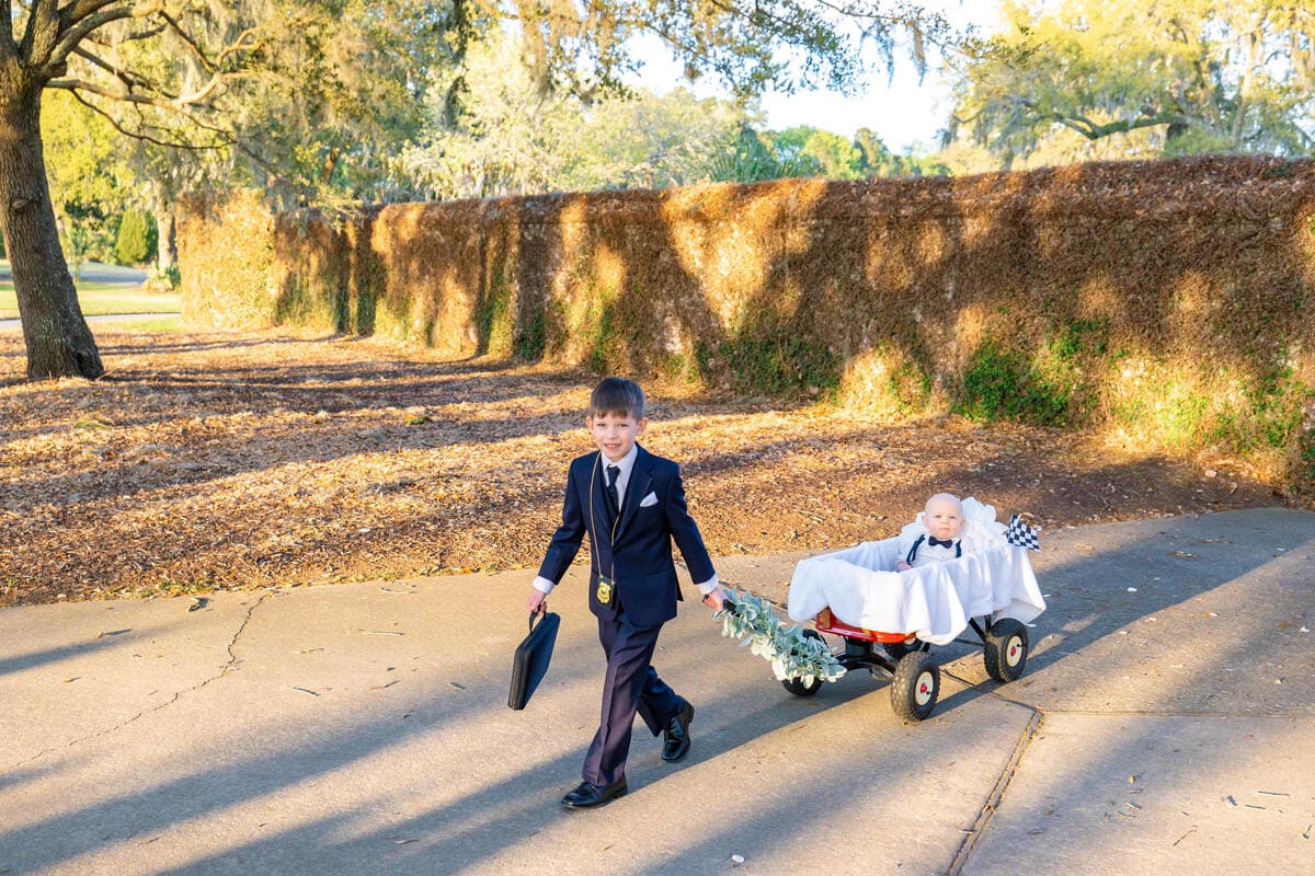 romantic garden charleston wedding photo