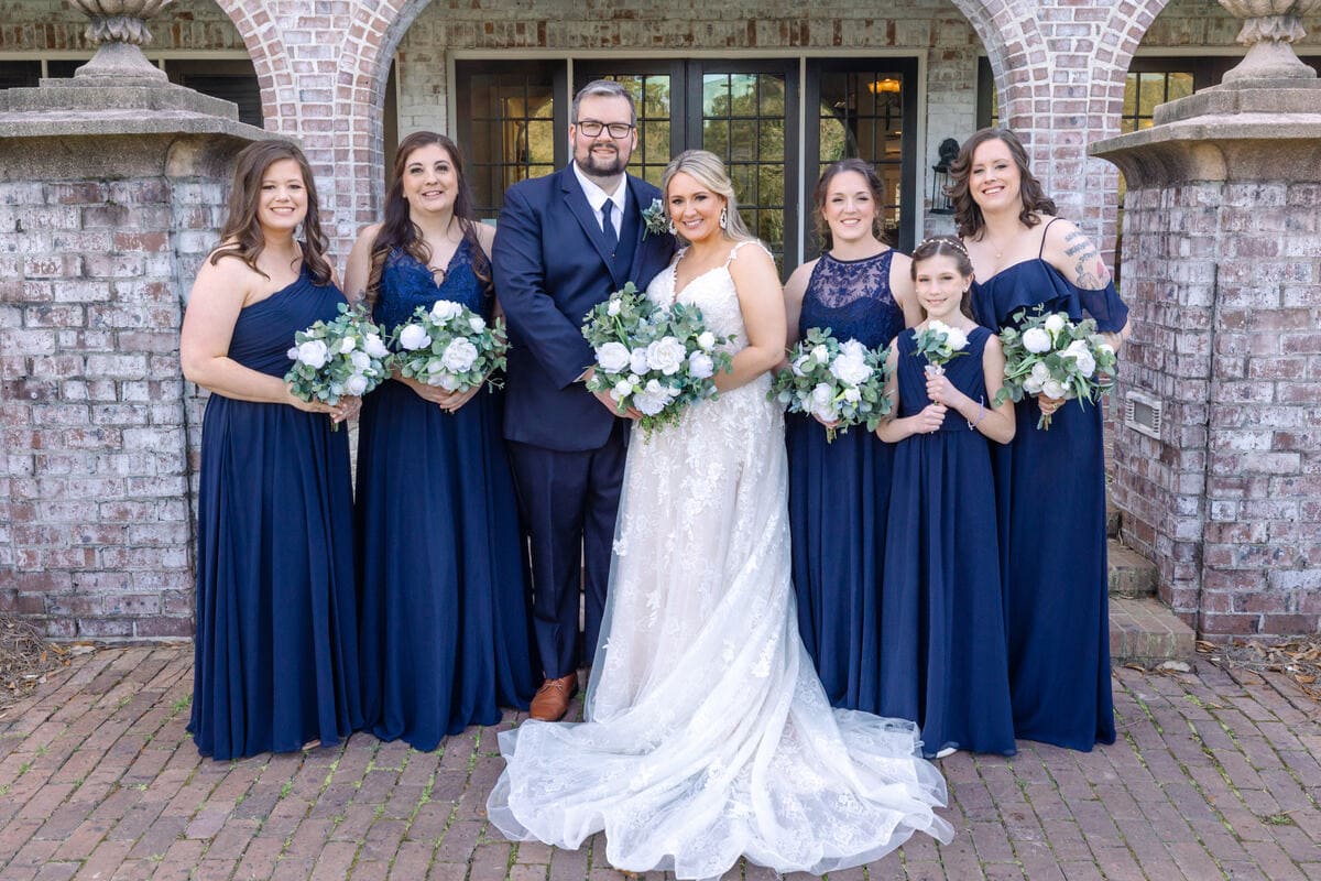 wedding party portraits dunes west charleston