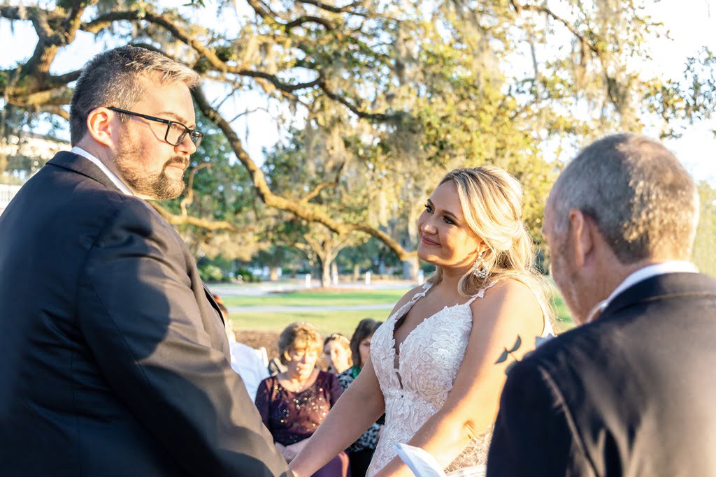 wedding vows dunes west golf club