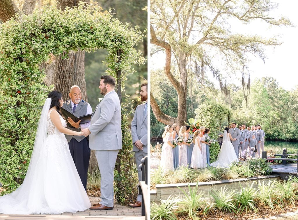 wedding ceremony at Hart Meadows Ranch