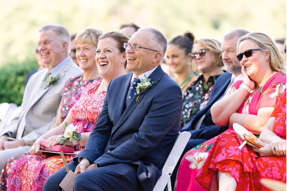 Charleston Wedding Photographer Audience reaction to ceremony moments