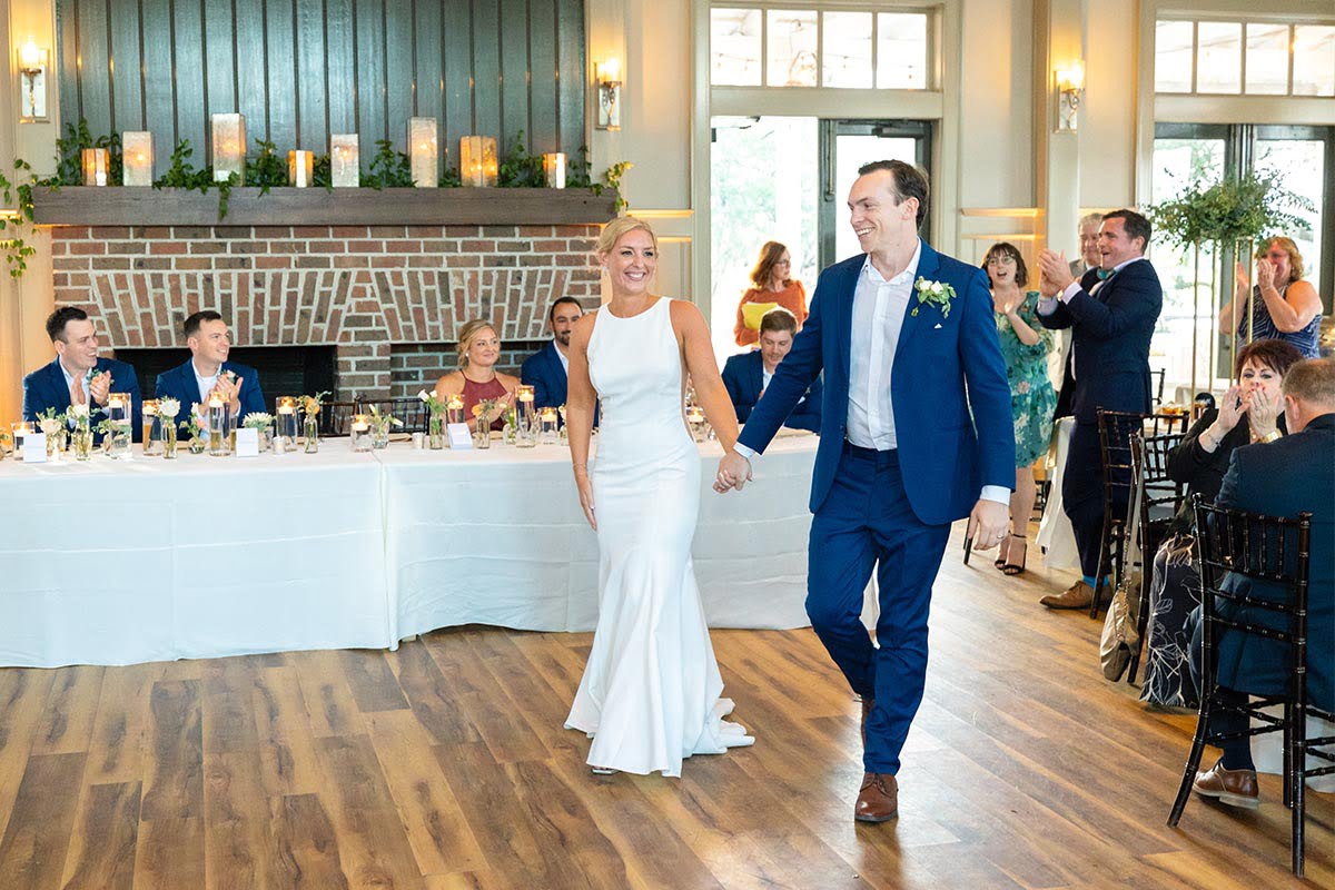 Charleston Wedding Photographer Bride and groom making entrance