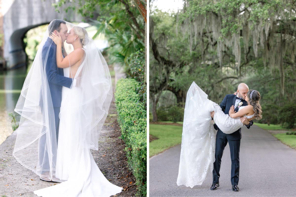 Charleston Wedding Photographer Couple portraits at park or plantation