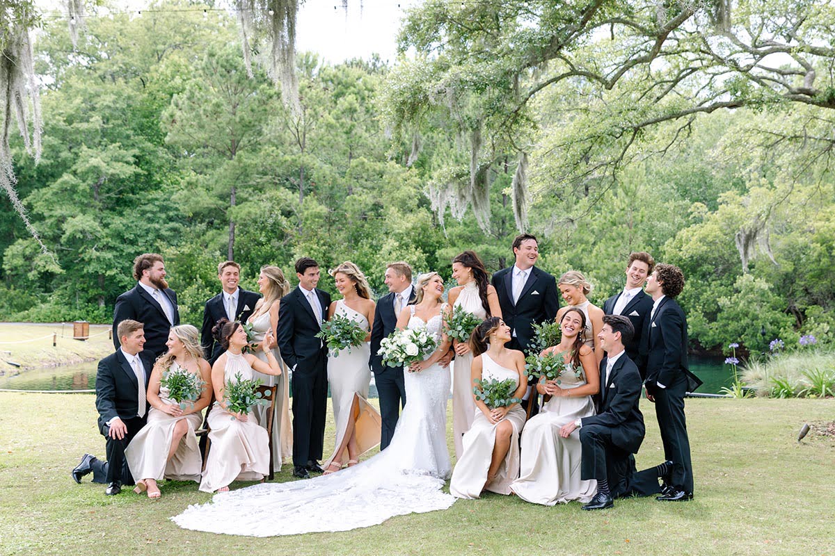 Charleston Wedding Photographer Entire group photos