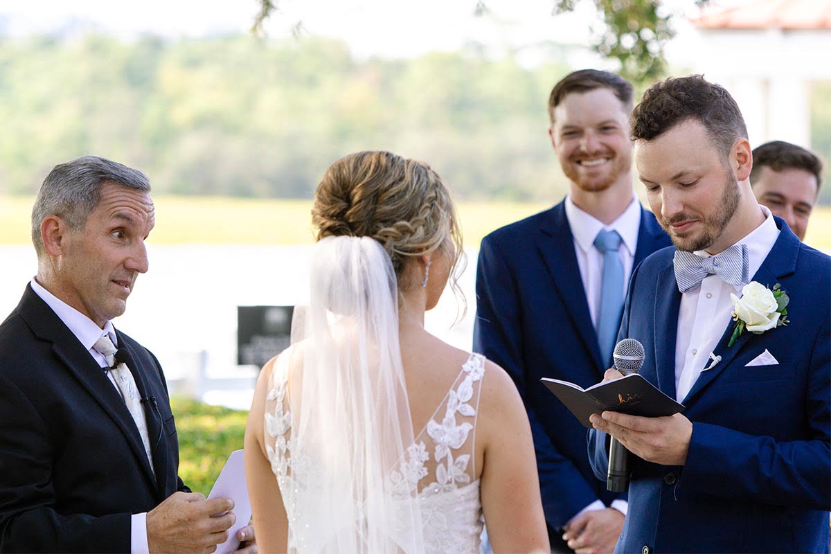 Charleston Wedding Photographer Exchange of vows
