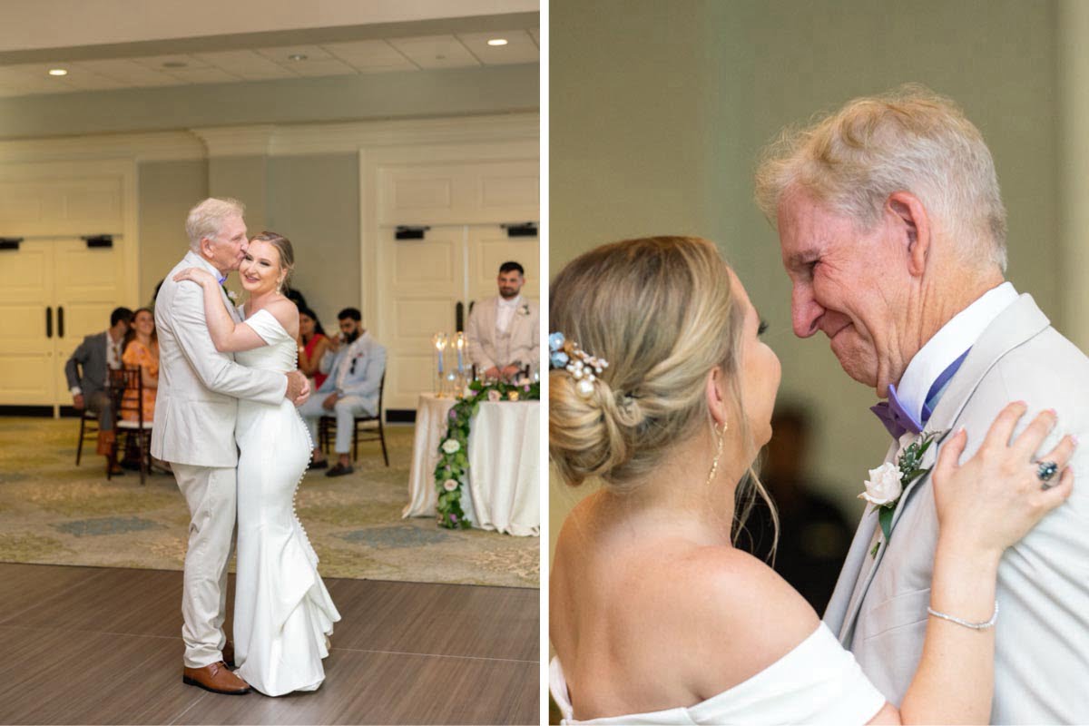 Charleston Wedding Photographer Bride dancing with her father