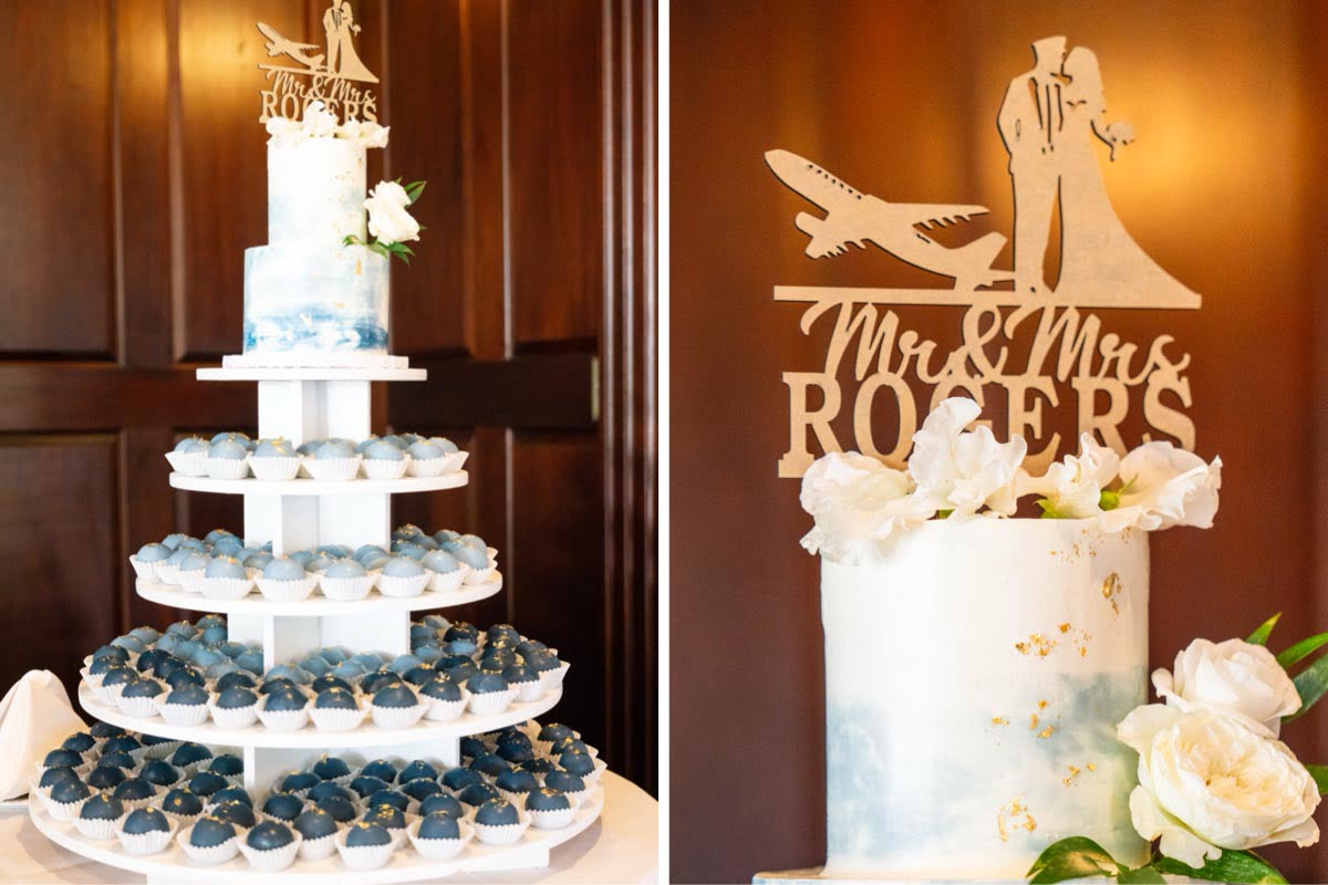 Charleston Wedding Photographer Wedding cake and cake topper
