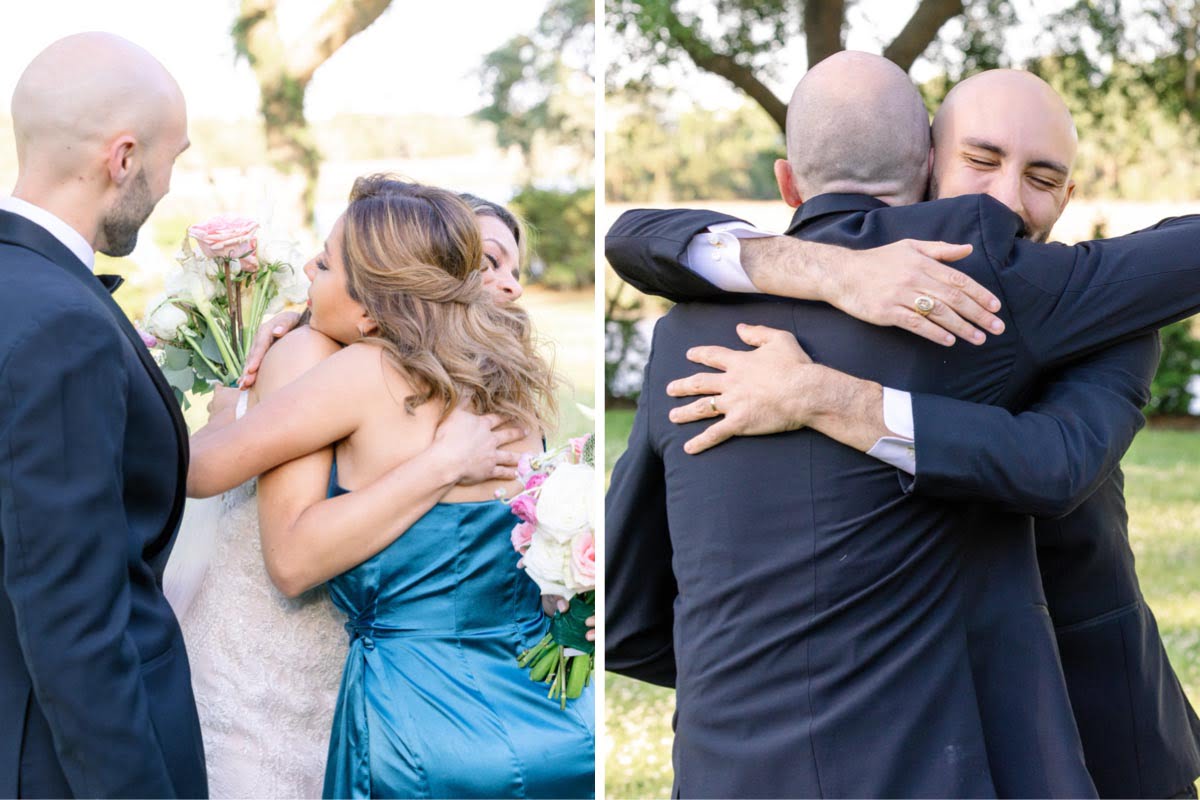 Charleston Wedding Photographer candid moments after ceremony