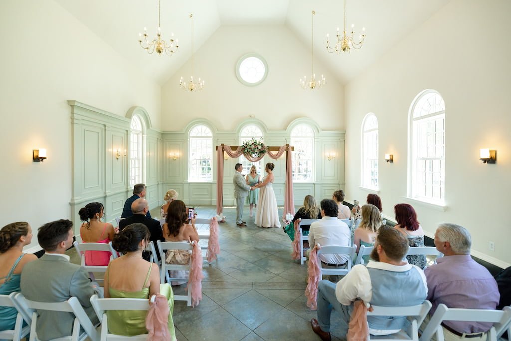 mount pleasant wedding photographers ion chapel ceremony inside