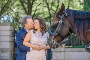 Carriage Horse Elopement Photography at Waterfront Park Charleston Elopements