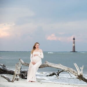 Pregnant Woman Photo by Charleston Family Photographers