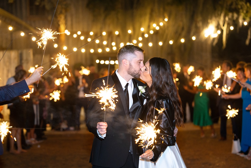 Boone Hall wedding exit pictures