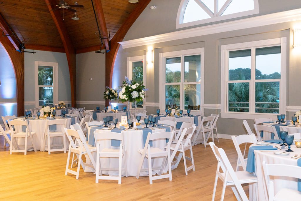The Citadel Beach Club wedding interior
