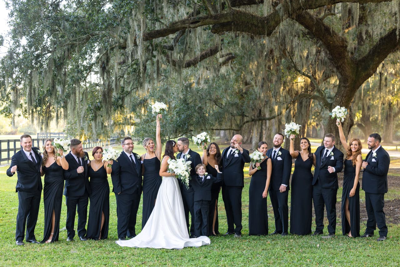 wedding photography boone hall fun moment