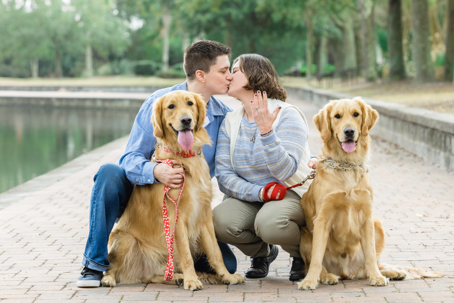 charleston same sex engagement photo session