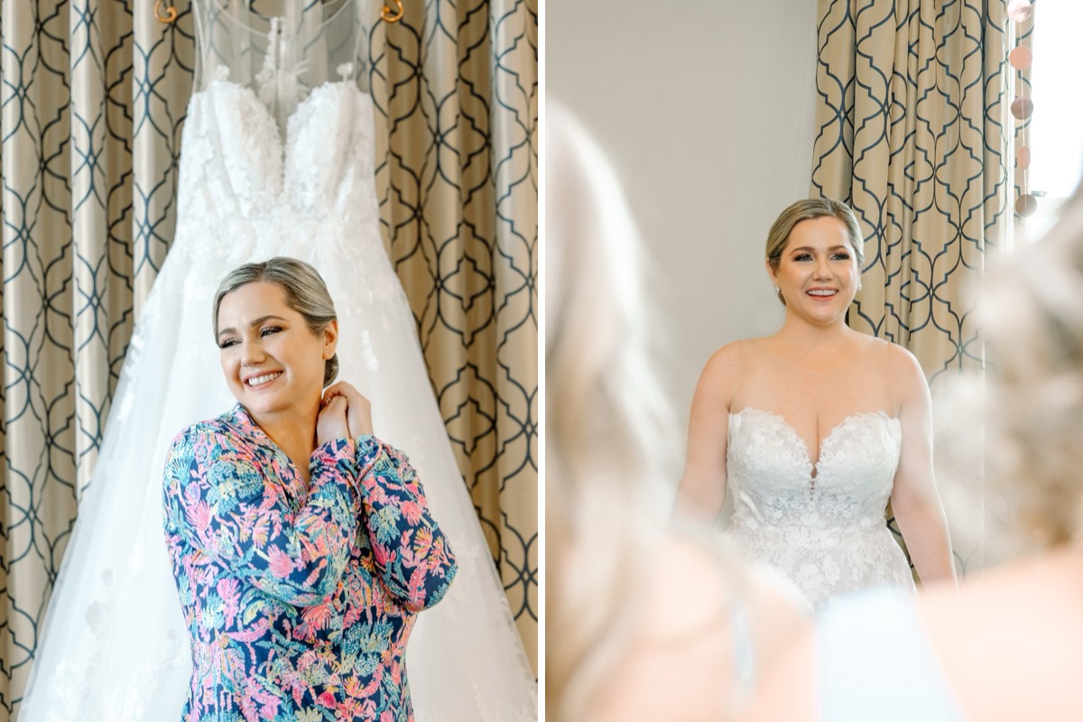 Francis Marion Hotel wedding venue bride portrait