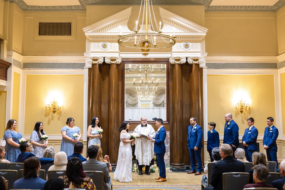 Francis Marion Hotel wedding venue ceremony photo