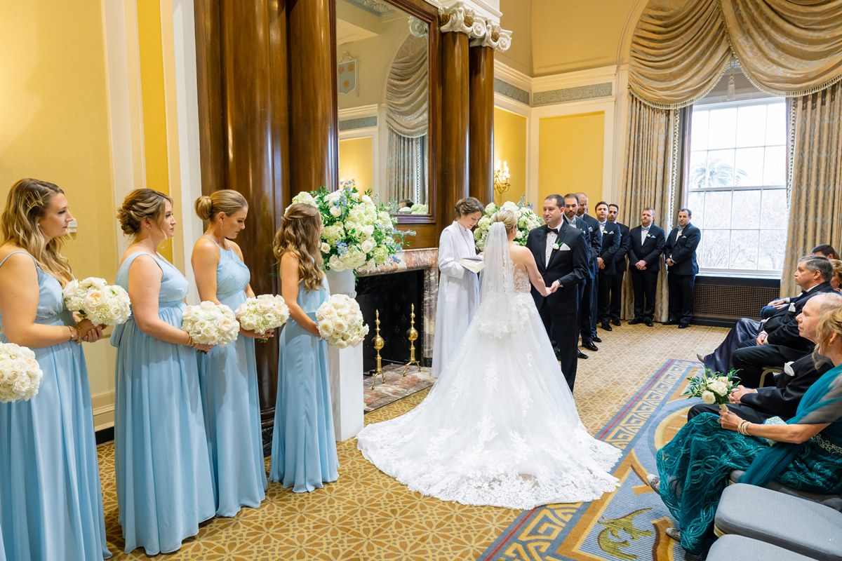 Francis Marion Hotel wedding venue indoor ceremony