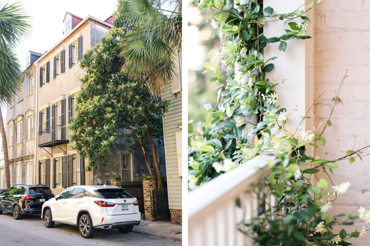 French Huguenot Church wedding venue greenery