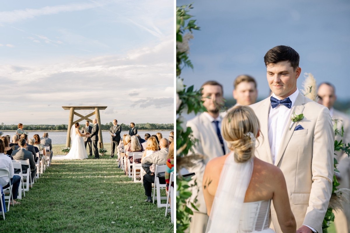 Island House wedding venue ceremony photo