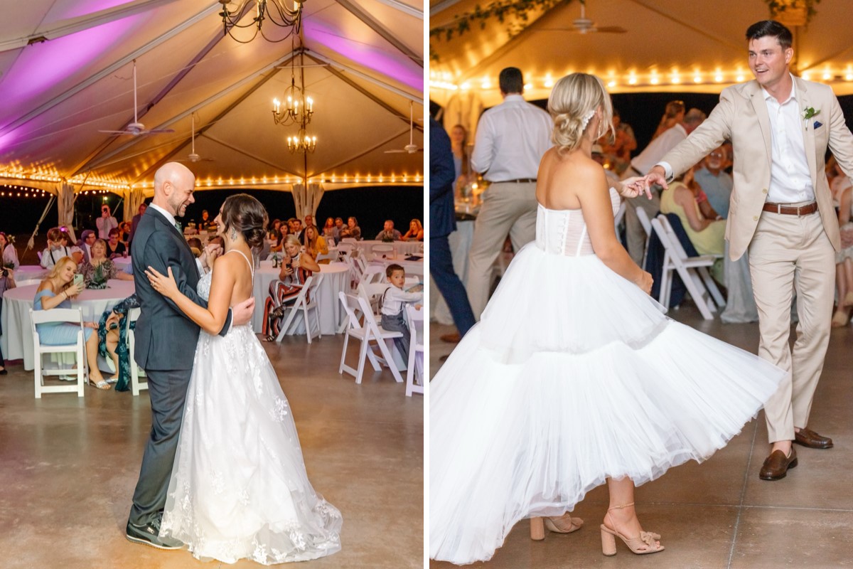 Island House wedding venue first dance