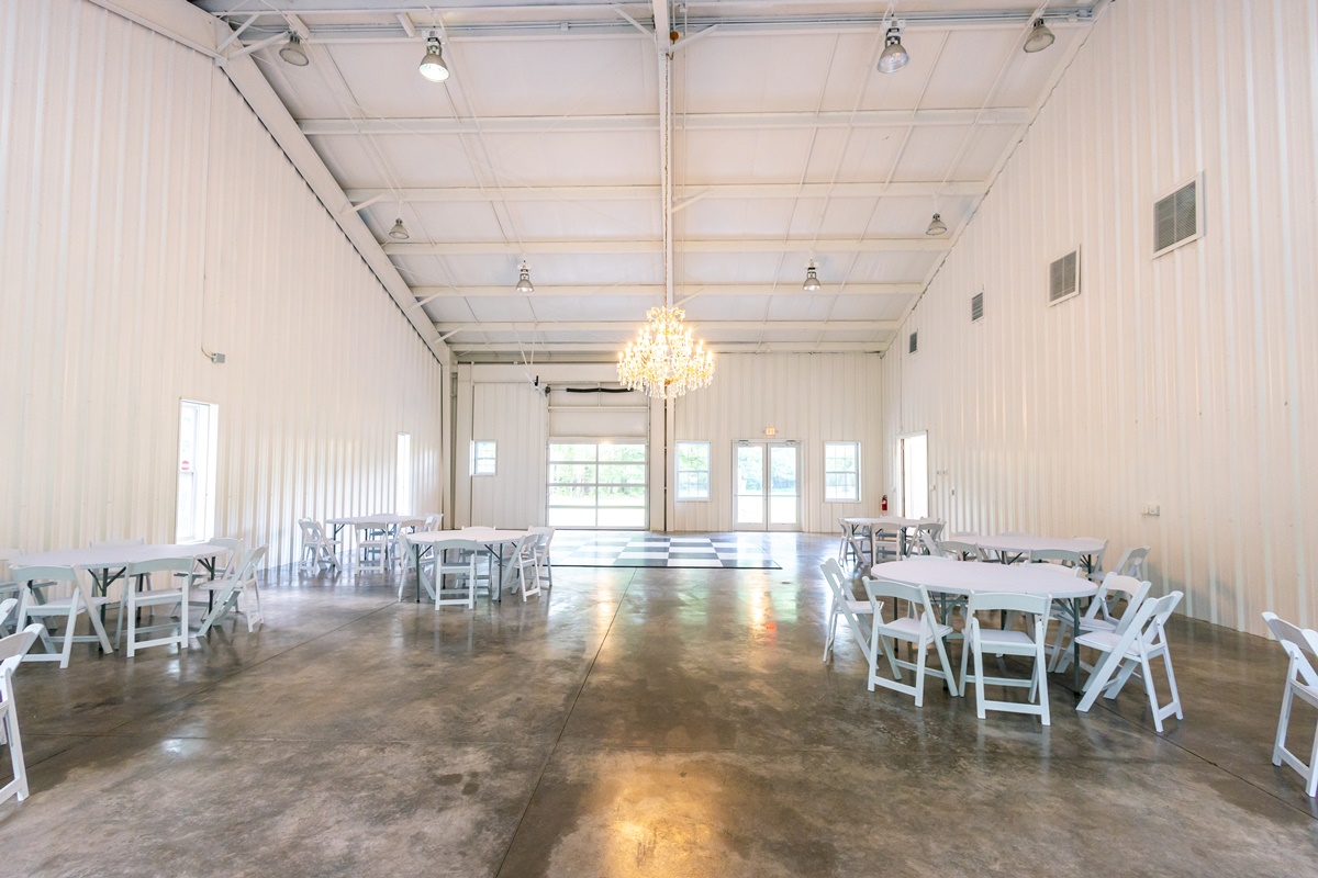 Lovegrove estate wedding venue reception area