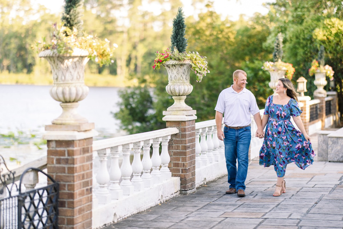 Eden at Gracefield wedding venue walking couple