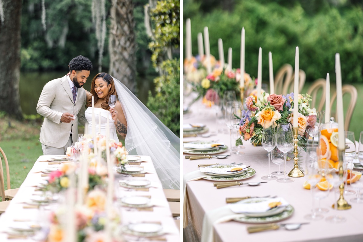 Legare Waring House wedding venue long table