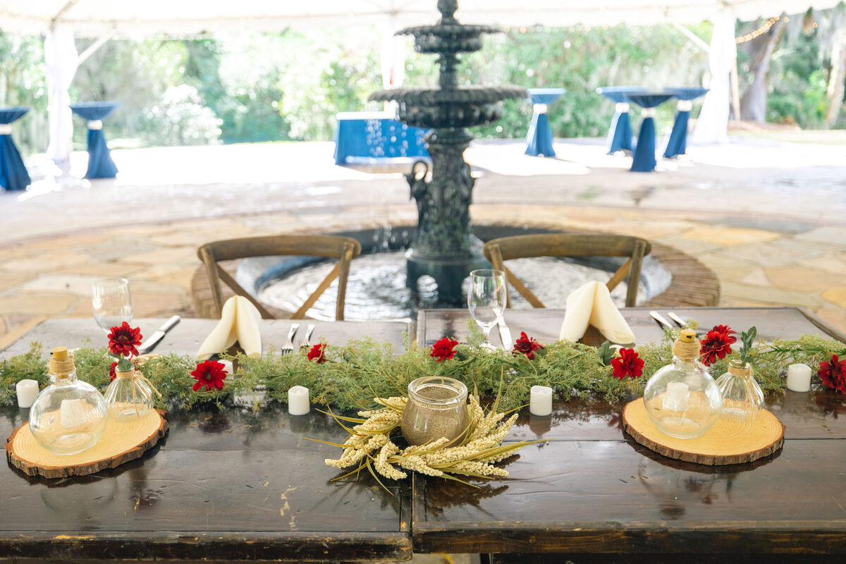 Legare Waring House wedding venue table décor