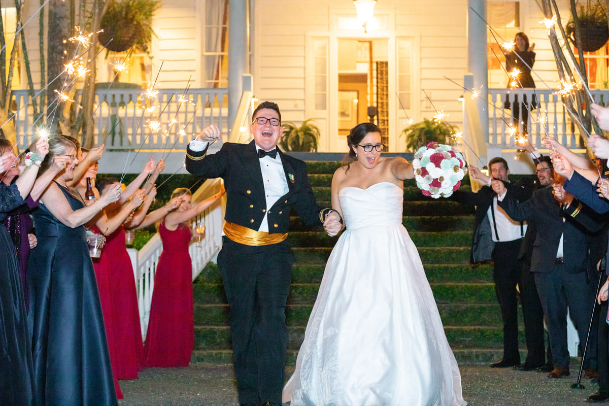 Old Wide Awake Plantation wedding venue exit photo