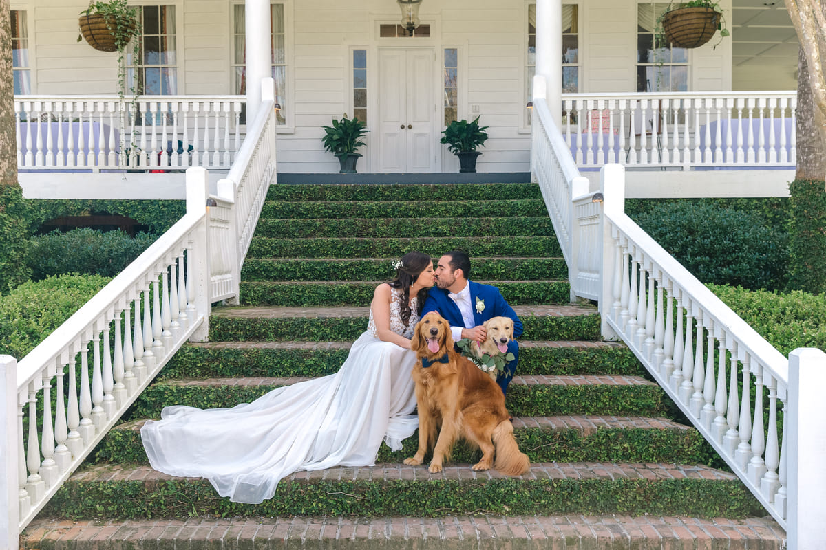 Old Wide Awake Plantation wedding venue pets