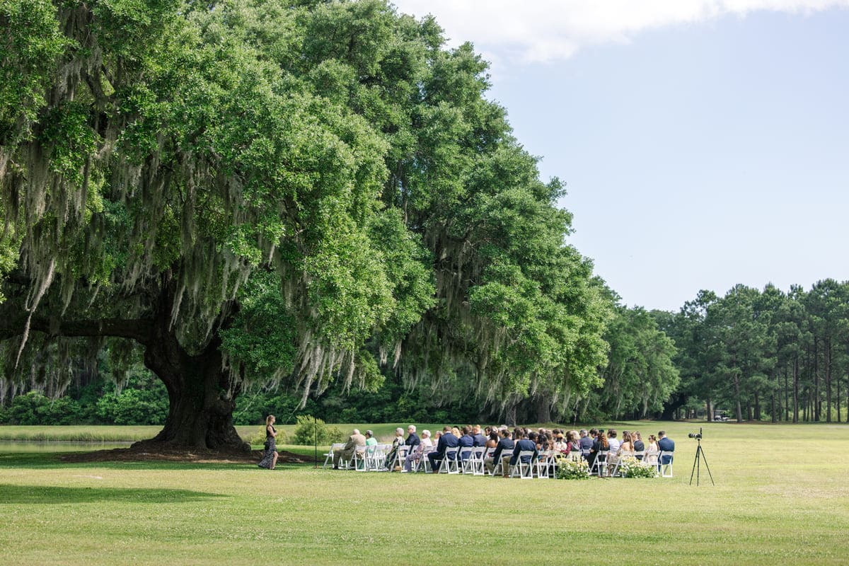 Wingate Place wedding venue ceremony sideview