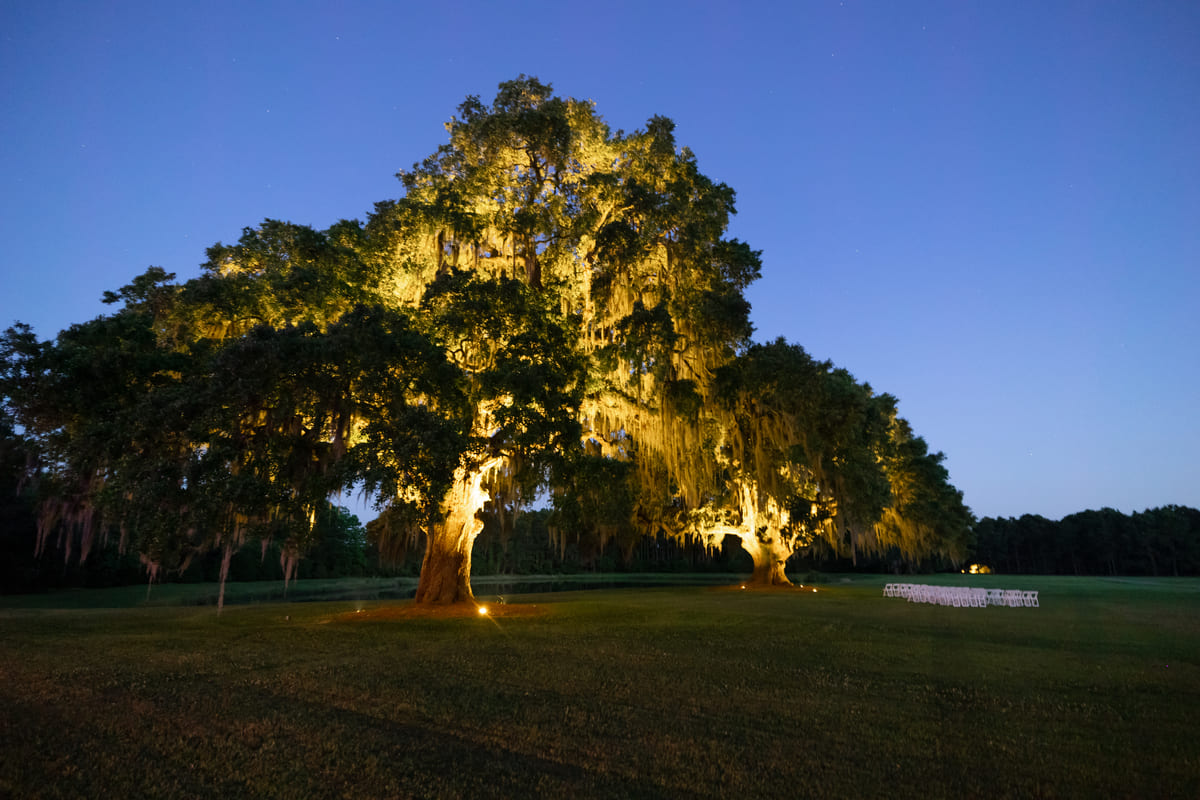 Wingate Place wedding venue evening photo