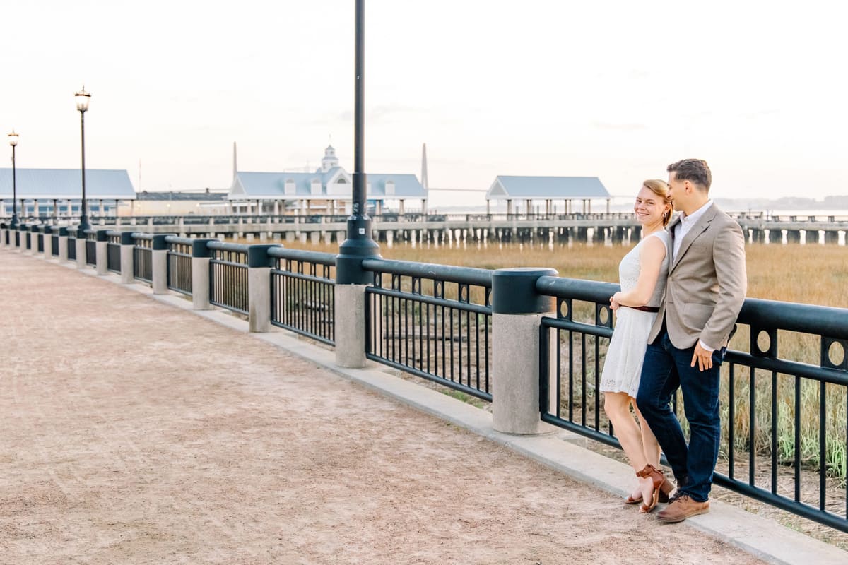 aleksandra matthew sunrise engagement session