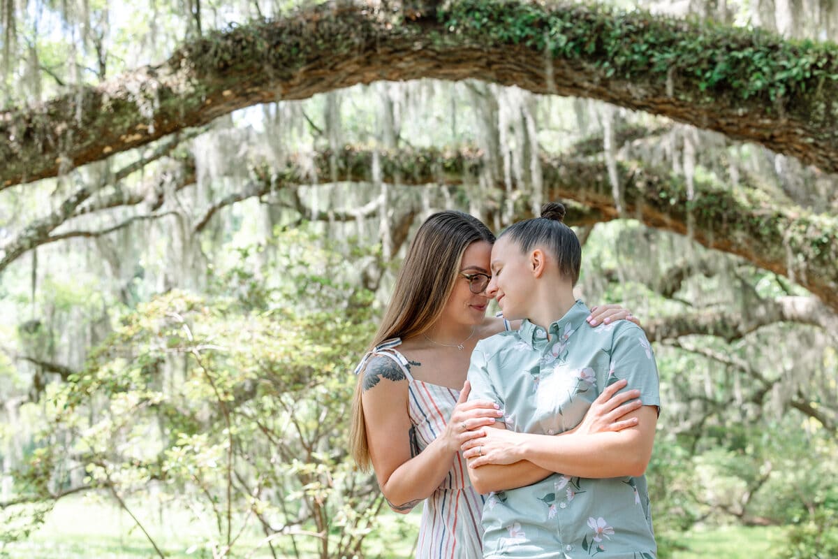 candid engagement photos magnolia plantation charleston