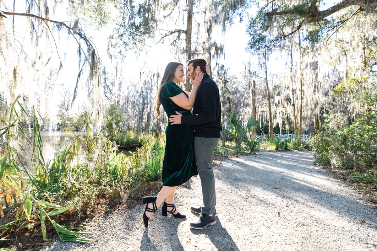 charleston engagement photographer haley jacob magnolia plantation