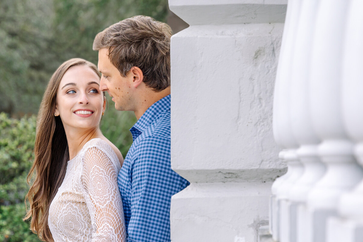 charleston southern charm engagement session