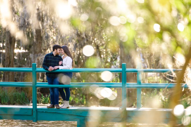 A Winter Engagement Session at Magnolia Plantation and Gardens: Haley and Jacob