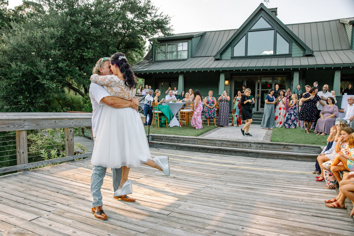 the Lake House at Bulow wedding venue reception