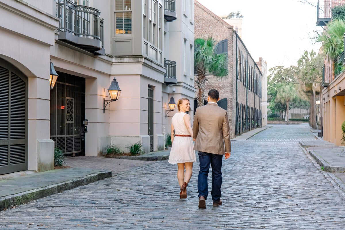 waterfront park engagement photography charleston