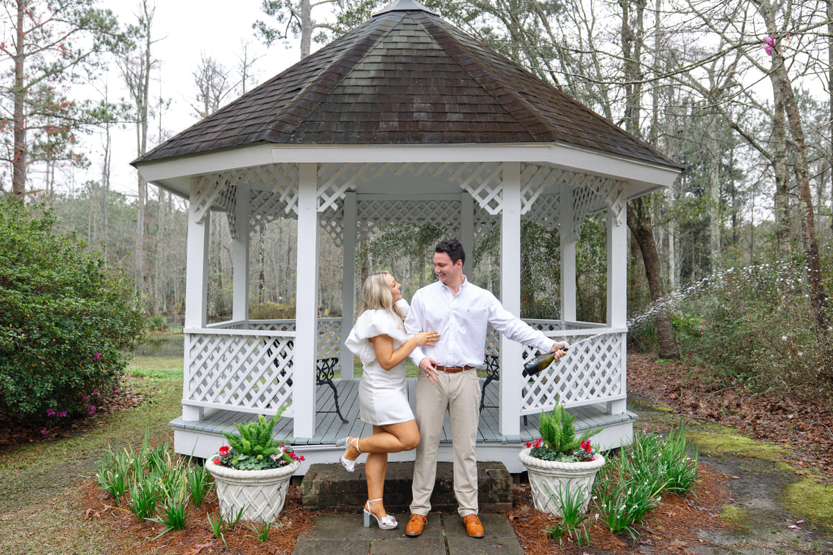 cypress gardens engagement session charleston photo art