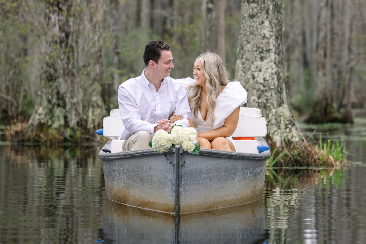 romantic cypress gardens engagement session bailey ryan