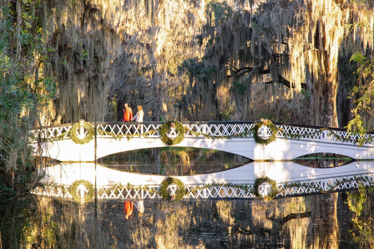 creative proposal long white bridge