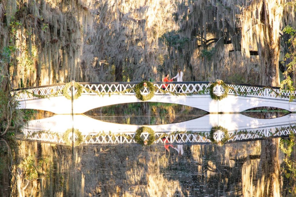 A Dreamy Winter Proposal at Magnolia Gardens: Connor & Valerie’s Story