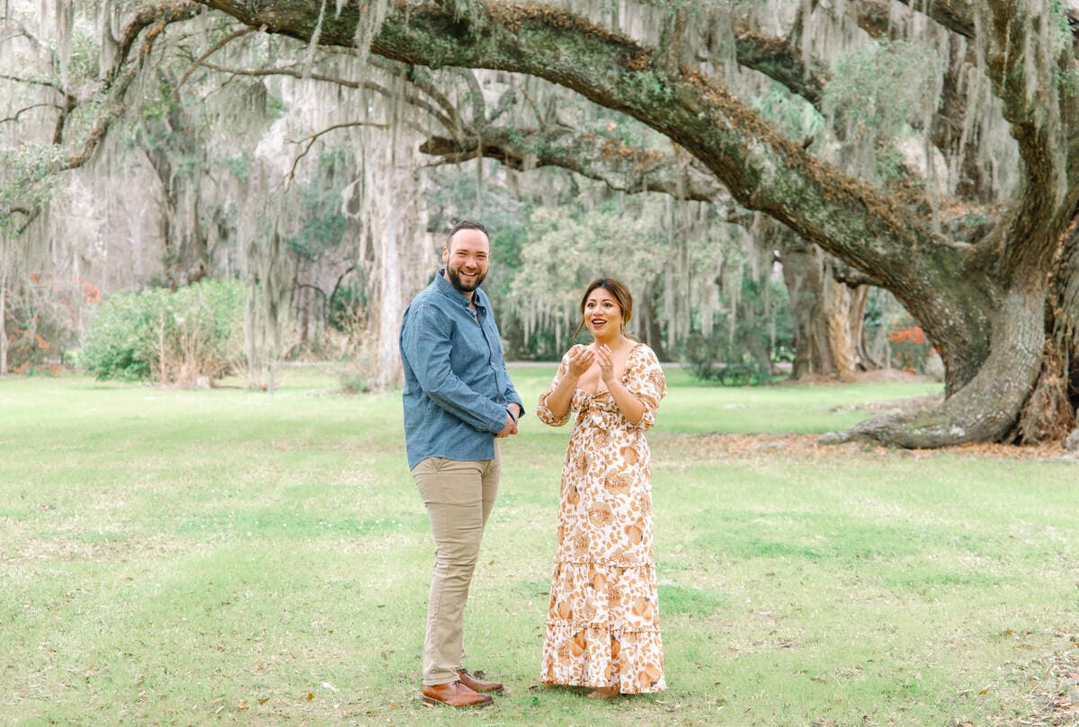 melany daniel proposal magnolia gardens