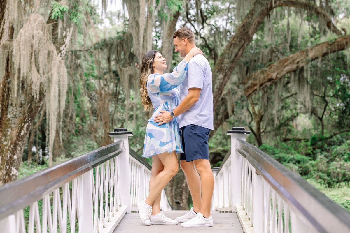 romantic summer proposal charleston